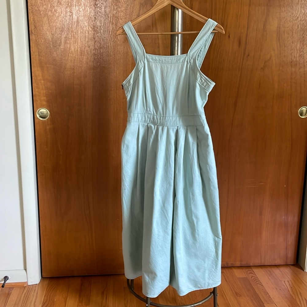 Robins Egg blue A-line dress